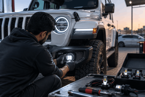 Car LED Lights Installation
