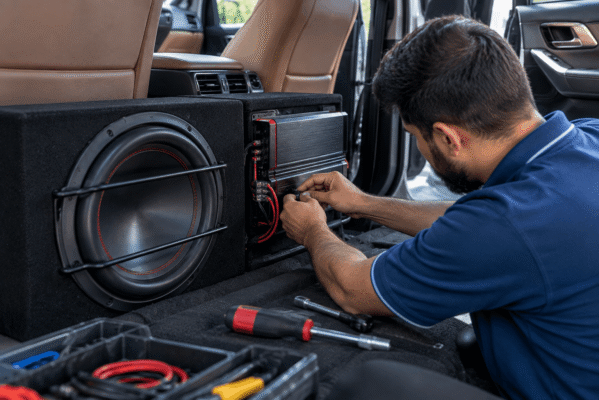 Car Subwoofer Installation
